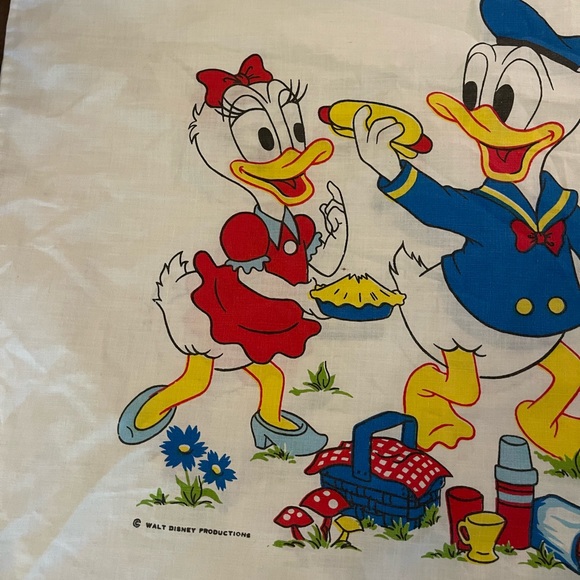 Vintage Walt Disney Mickey & Friends Large Pillowcase - Picture 6 of 11